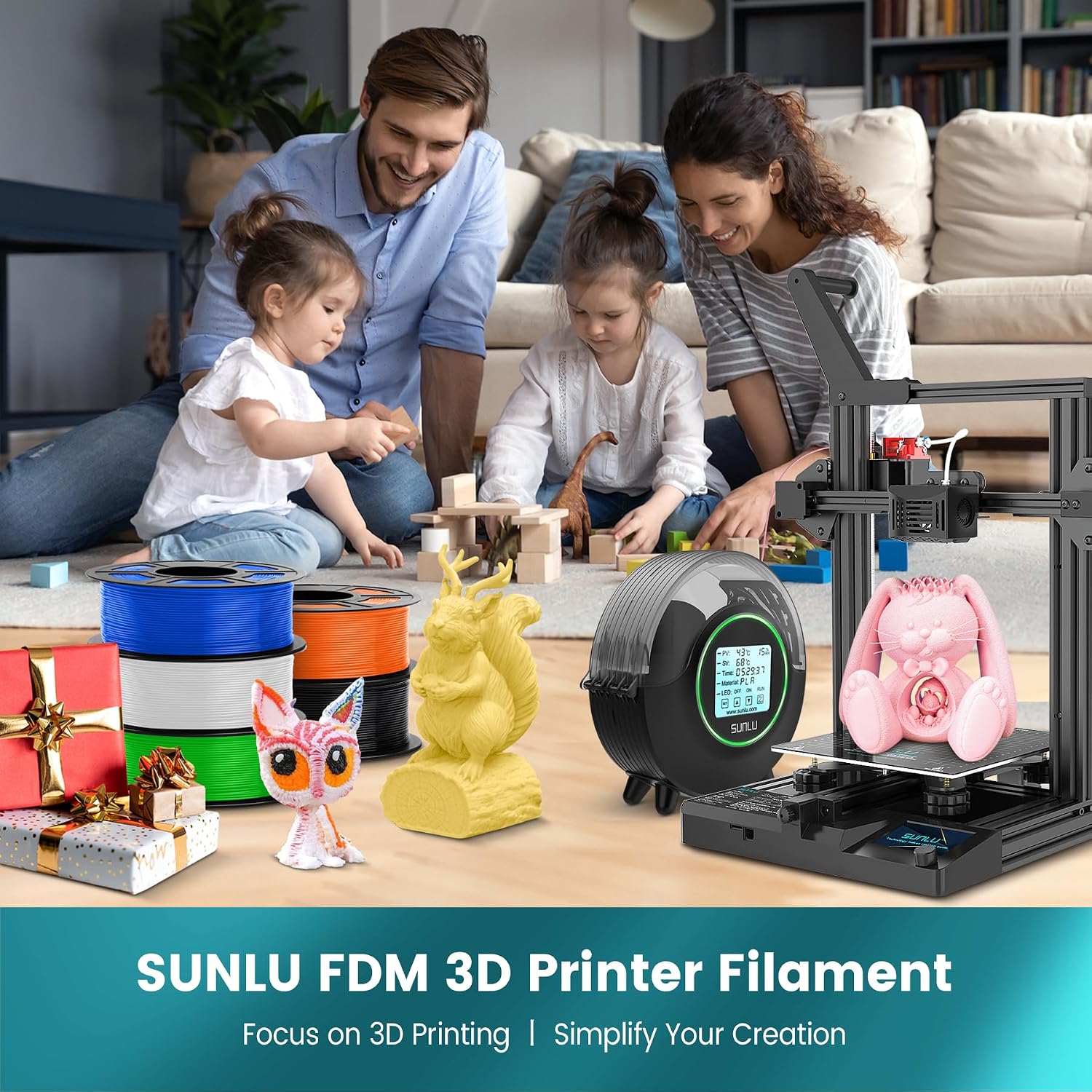 Thumbnail 6 de SUNLU PLA 10-Pack 1.75mm Filament Bundle
