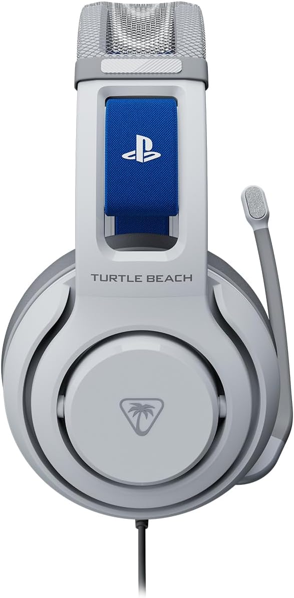 Thumbnail 6 de Turtle Beach Atlas 200 cuffie da gioco bianche cablate per PlayStation con driver Nanoclear da 50 mm e microfono flip-to-mute