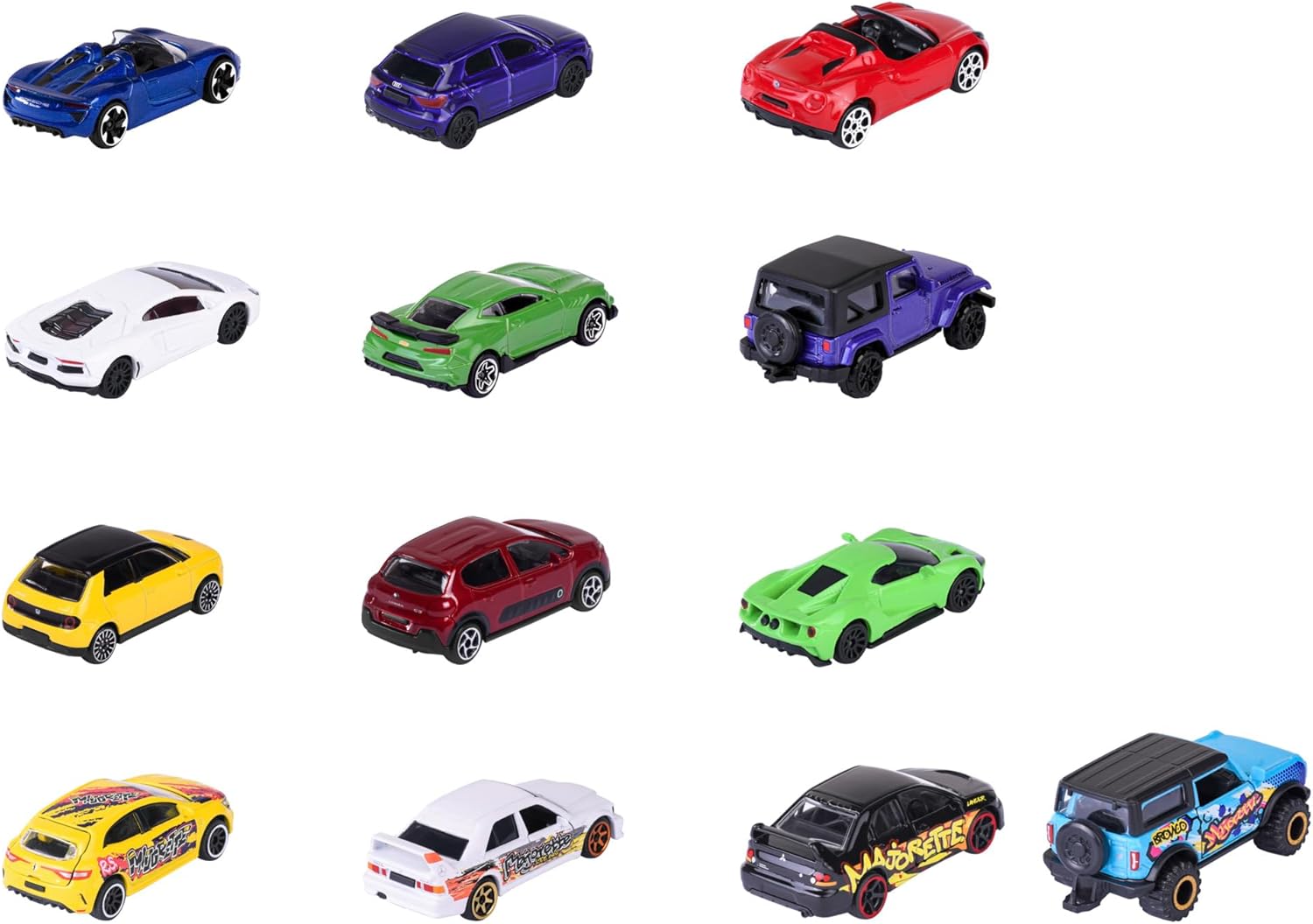 Thumbnail 1 de Majorette Auto-Set Limited Edition 11 (13 Autos) – 9 Street Cars + 4 Graffiti-Modelle aus Metall