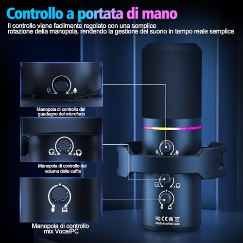 Detalle de Socodox - Microfono da Gaming XLR/USB con Braccio Articolato per lo Streaming