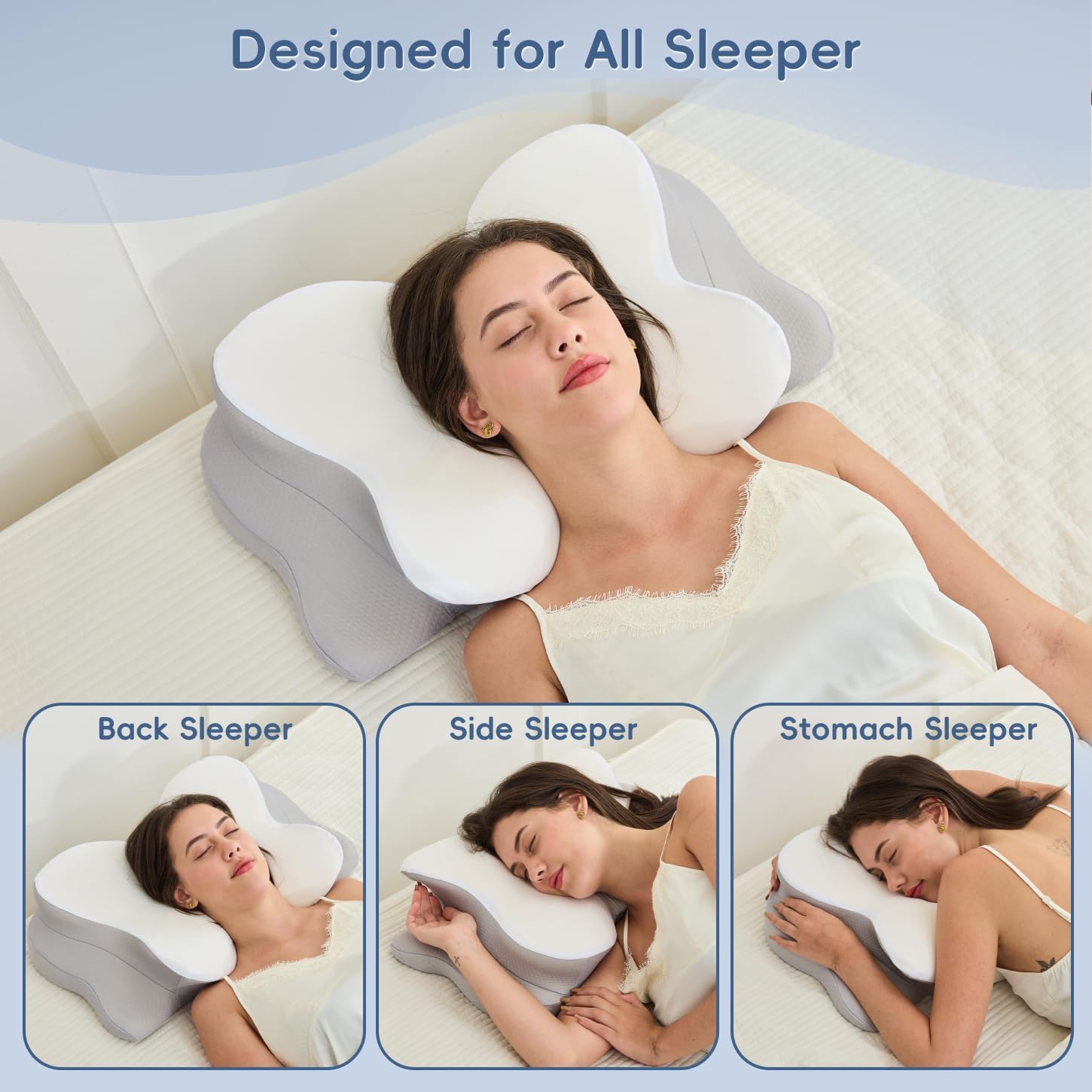 Thumbnail 5 de Fyova Cervical Neck Pillow 2 Heights