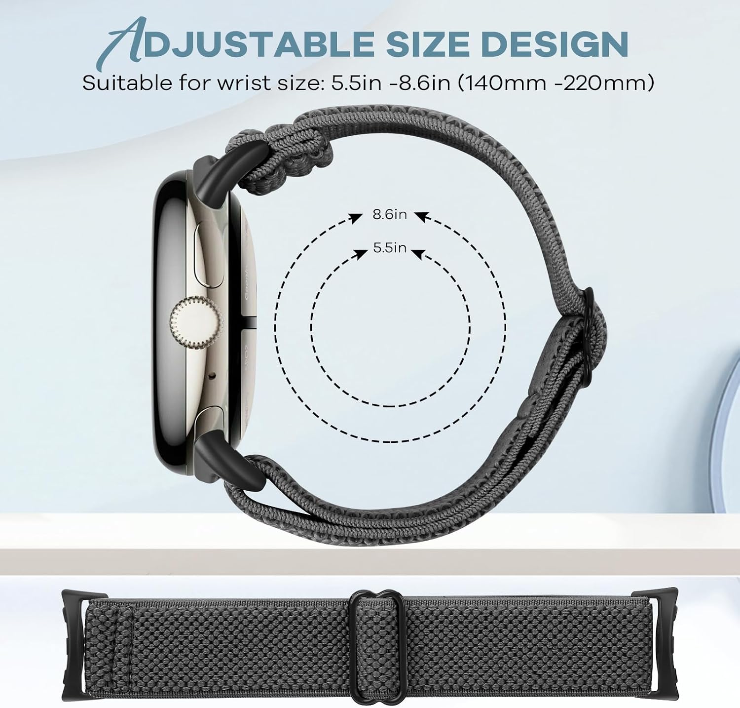 Thumbnail 4 de BTTNG Elastic Watch Straps for Google Pixel Watch 4/3/2 41mm – 3 Pack