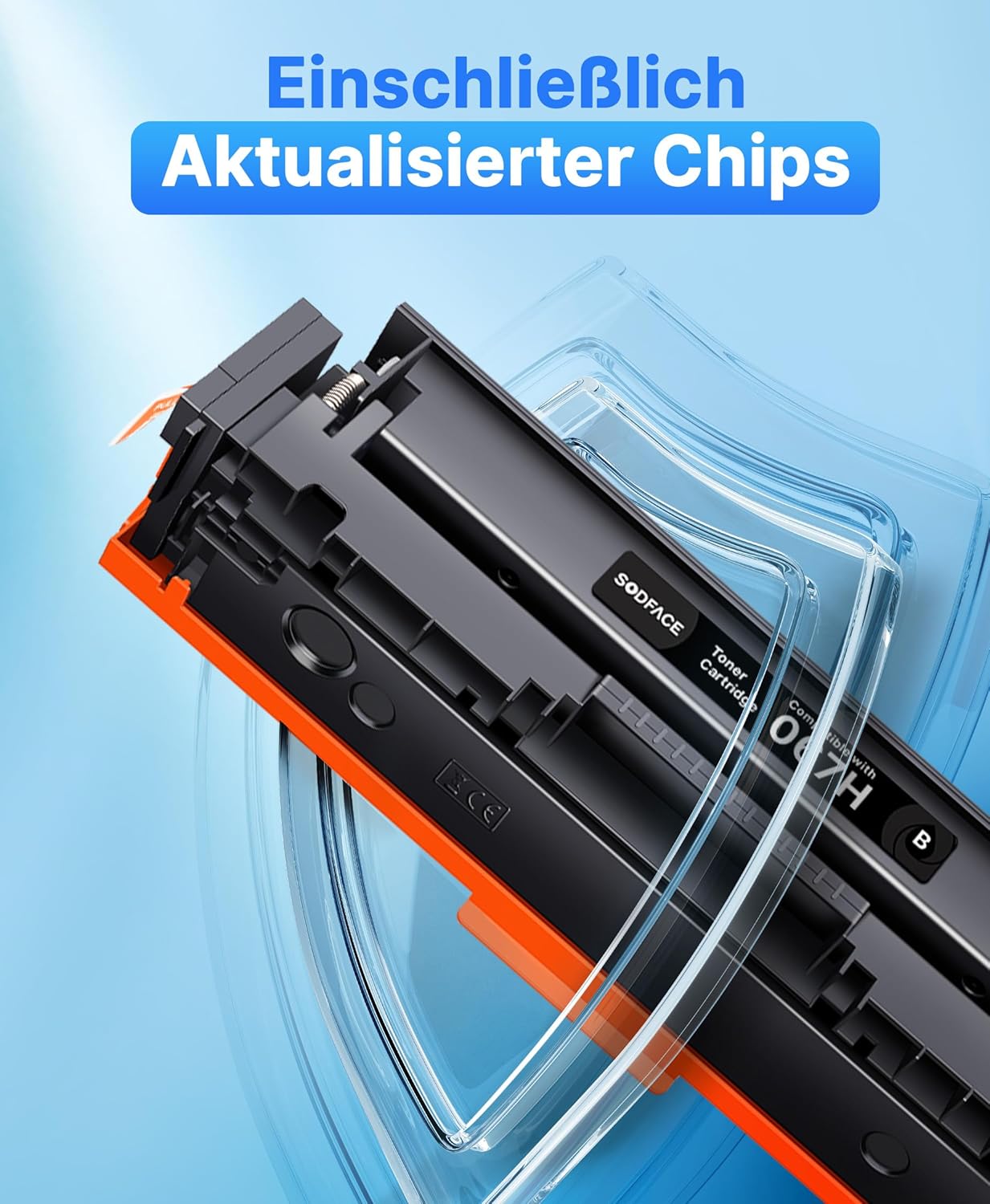 Thumbnail 4 de SODFACE 067 067H Toner Set – kompatibel für Canon i-SENSYS MF655Cdw MF657Cdw MF656Cw & ImageCLASS LBP633Cdw, 4er-Pack