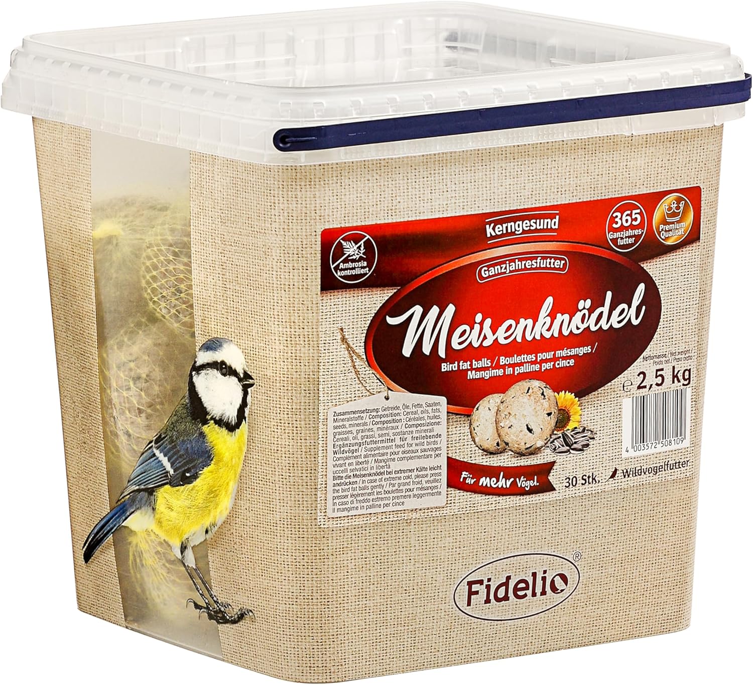 Fidelio Comida para pájaros Silvestres 2,5 kg