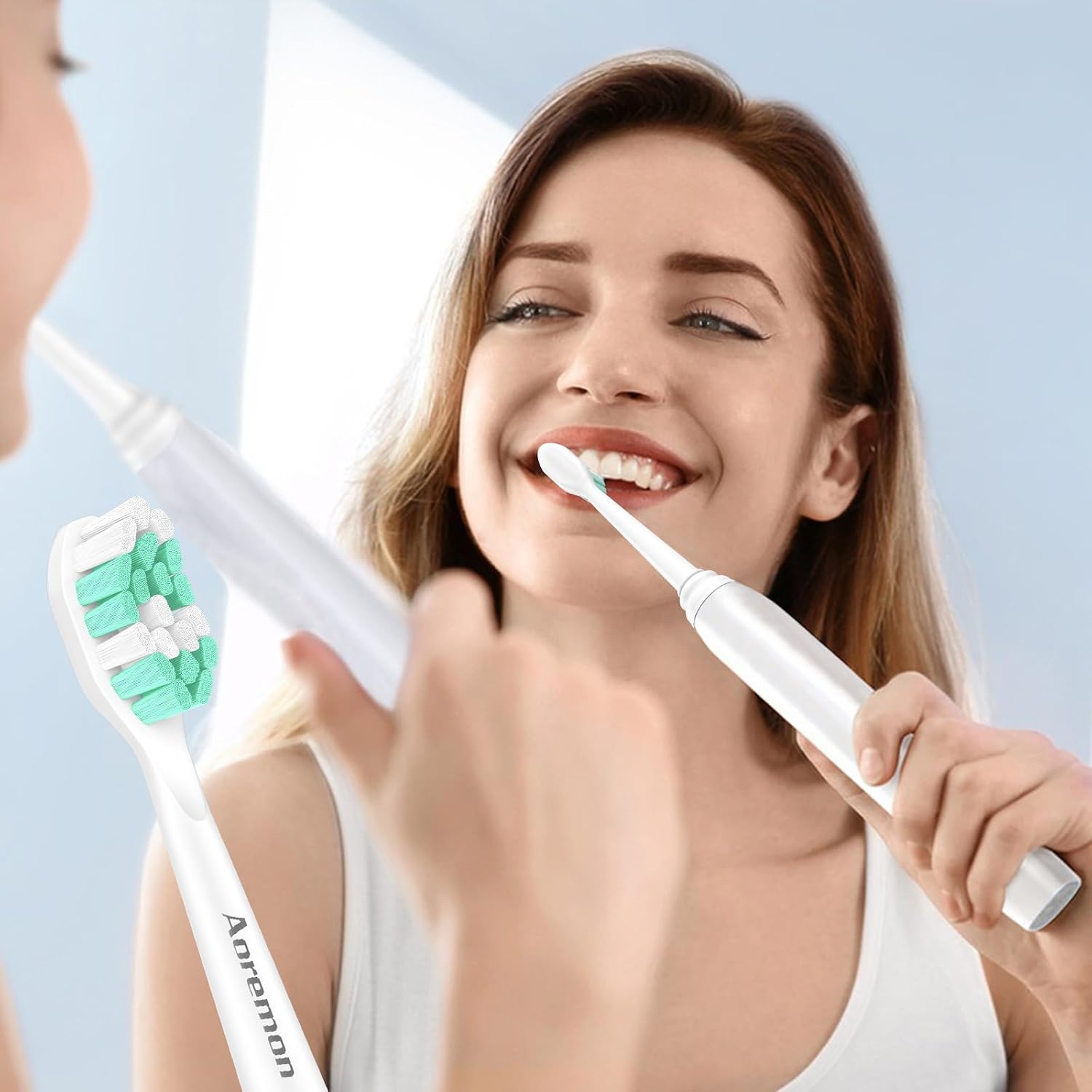 Thumbnail 4 de Aoremon Toothbrush Replacement Heads for Philips Sonicare C2 Plaque Control (10 pcs) with Medium-Firm Dupont Bristles