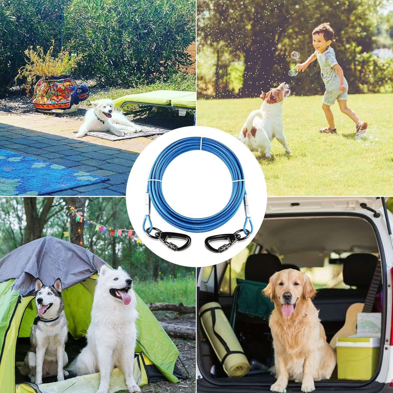 Thumbnail 6 de Dog Tie Out Cable 360 Swivel