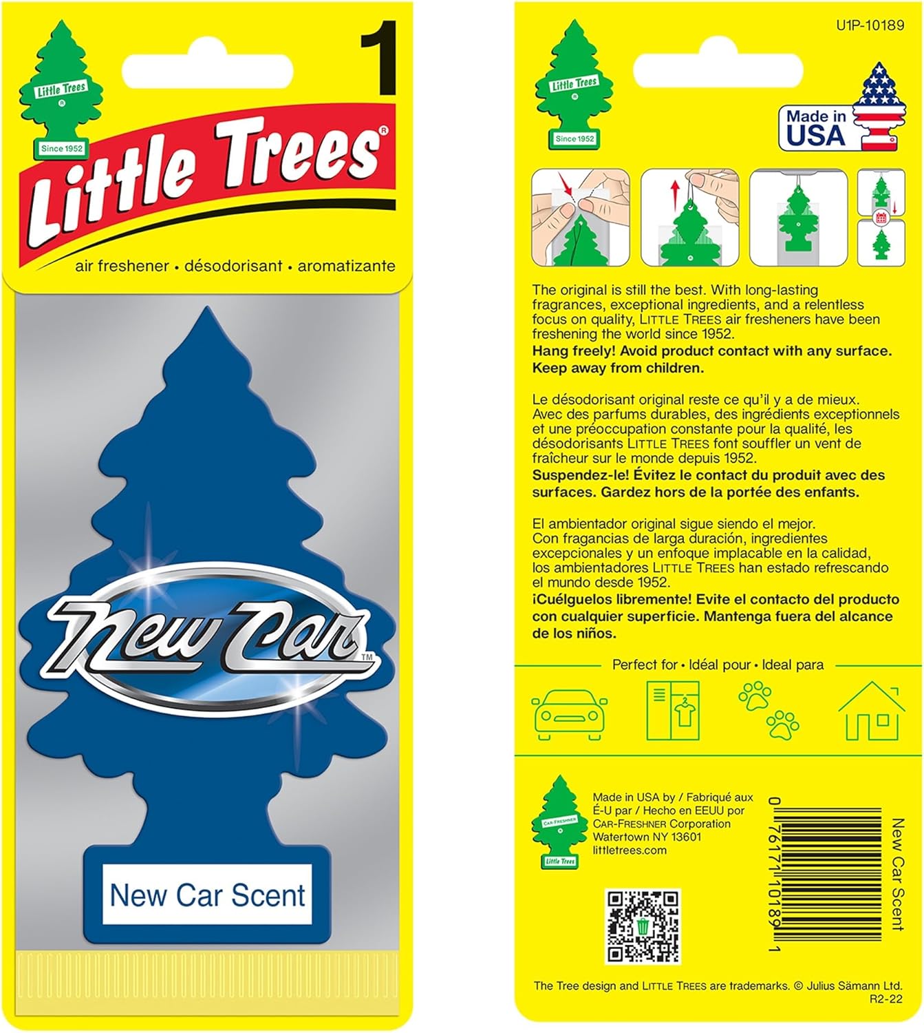 Little Trees Air Freshener, New Car Fragrance