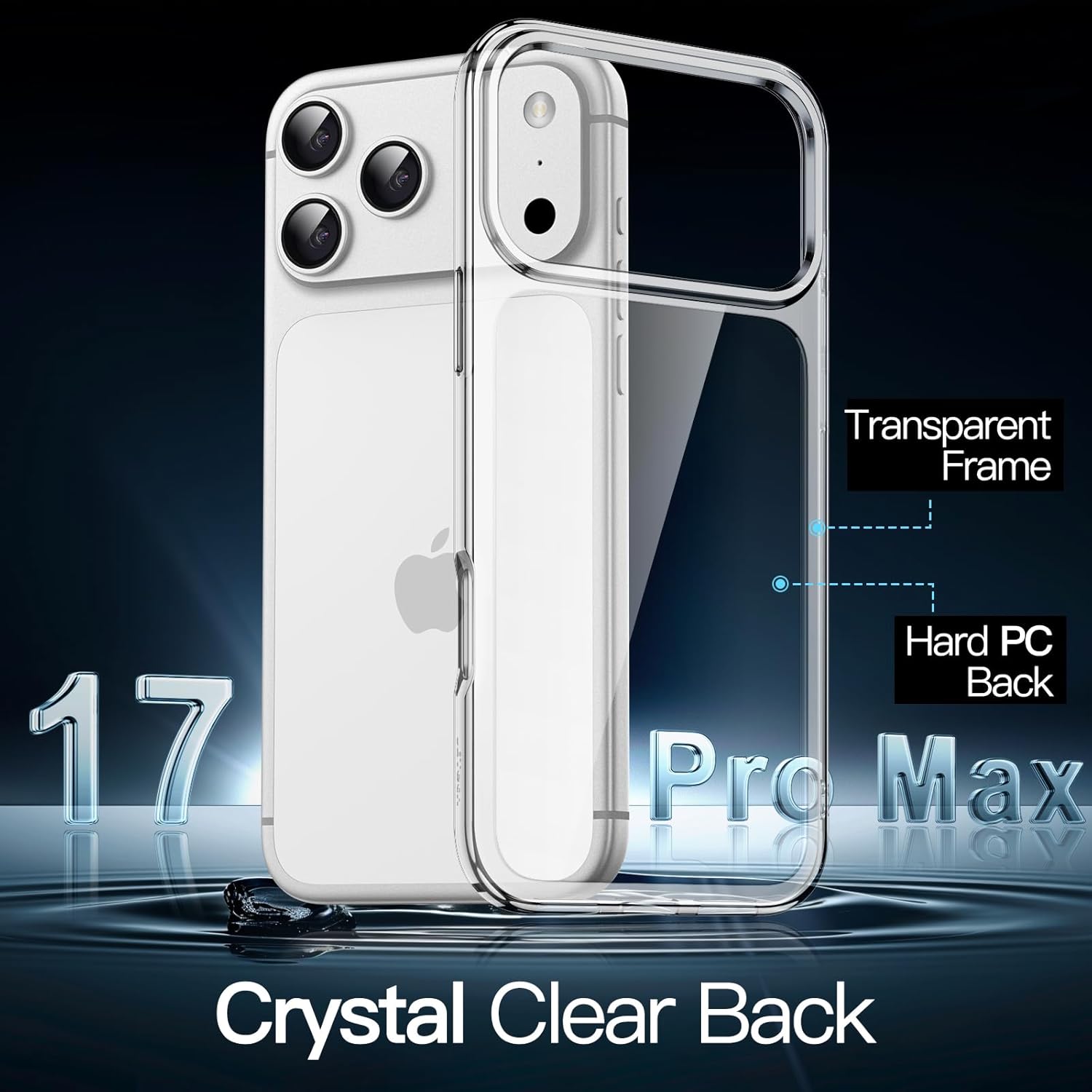 Thumbnail 2 de JETech iPhone 17 Pro Max clear case 6.9-inch