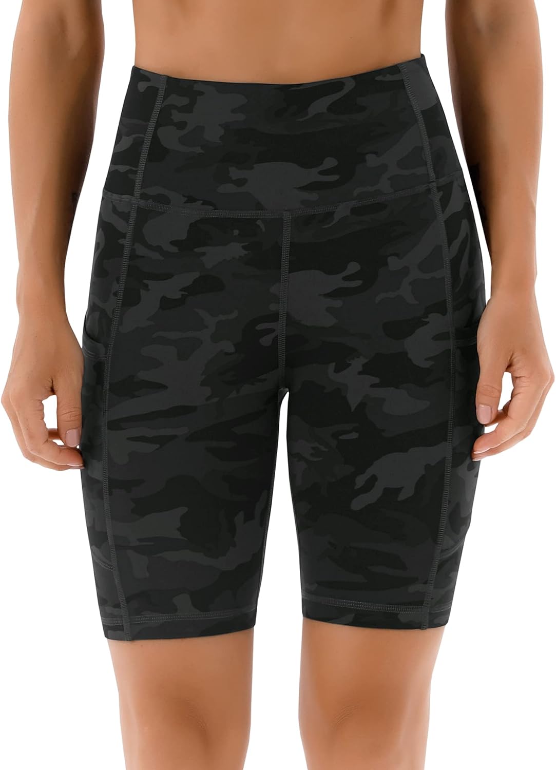 Thumbnail 4 de Persit Damen kurze Leggings (blickdicht) mit Taschen – Radlerhose mit hoher Taille
