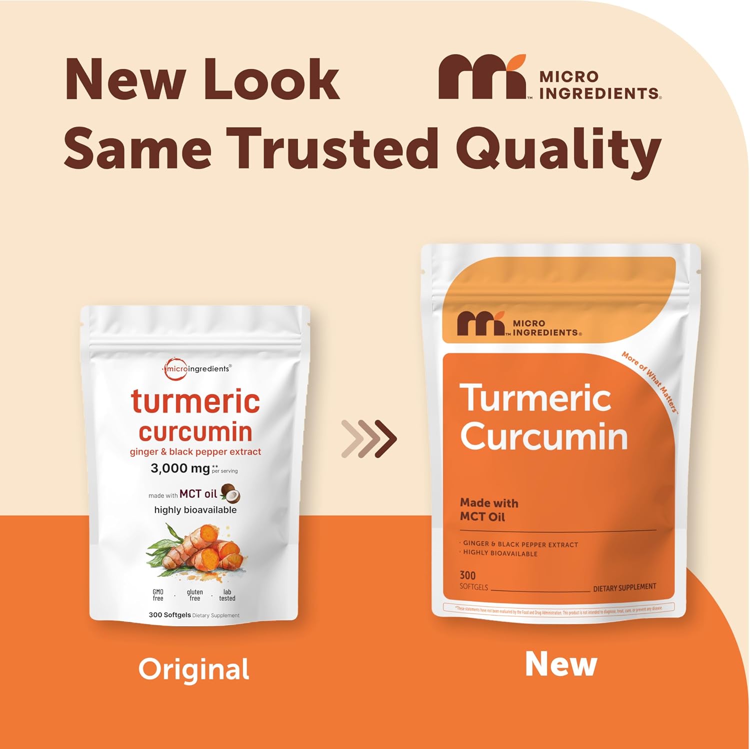 Thumbnail 1 de Micro Ingredients Turmeric Curcumin Softgels with Ginger, Black Pepper & 95% Curcuminoids