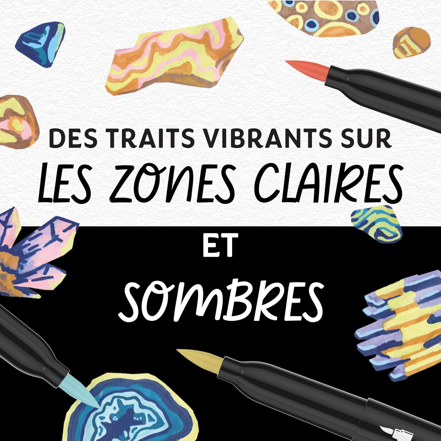 Detalle 2 de Sharpie Brush Earth Tones, 12 marqueurs