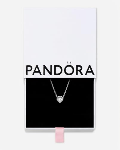 Thumbnail 7 de Pandora Halskette 398425C01-45: Sterling Silber, Herz in Relief