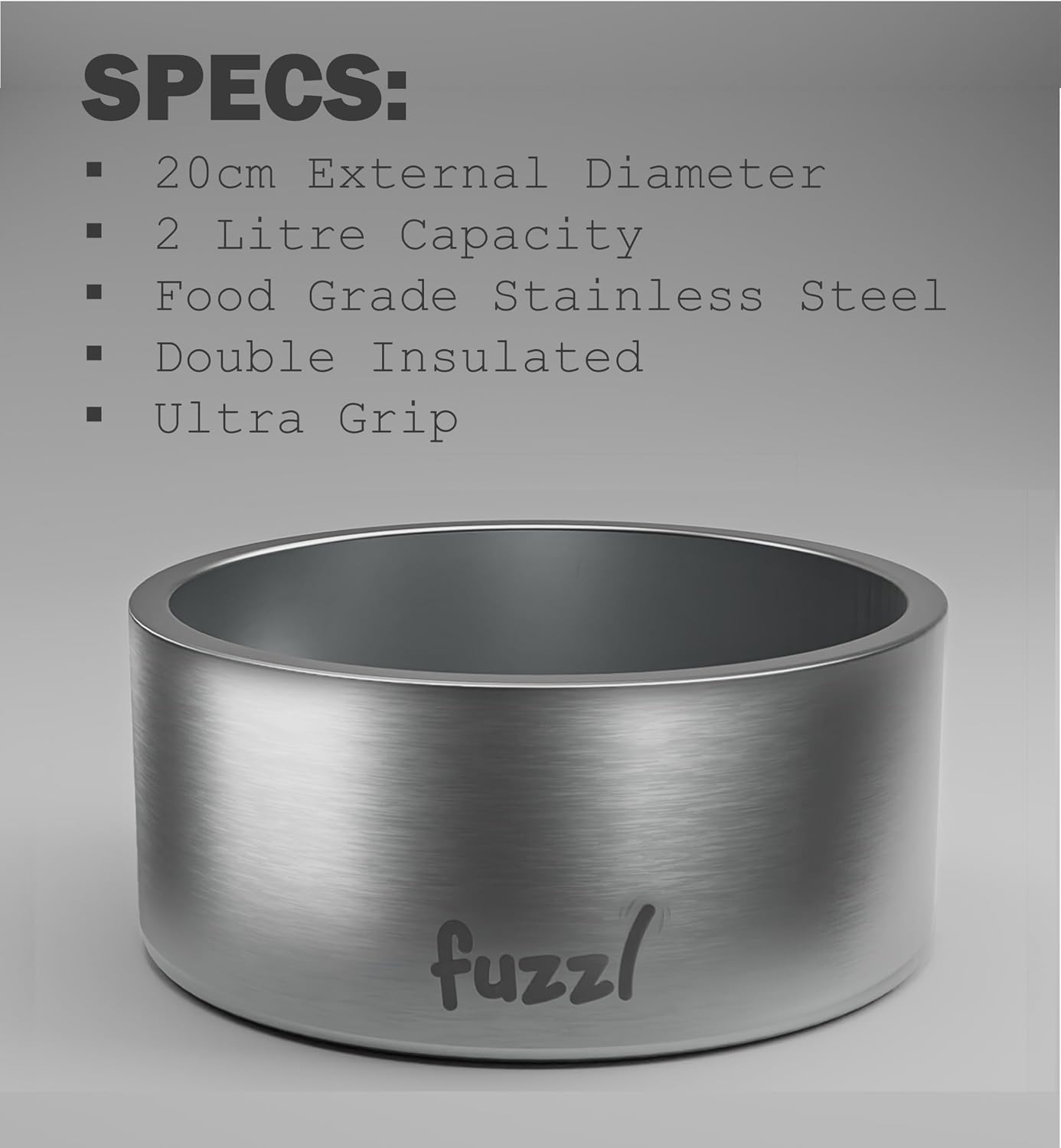 Detalle 2 de Fuzzl Titan 20cm dog bowl