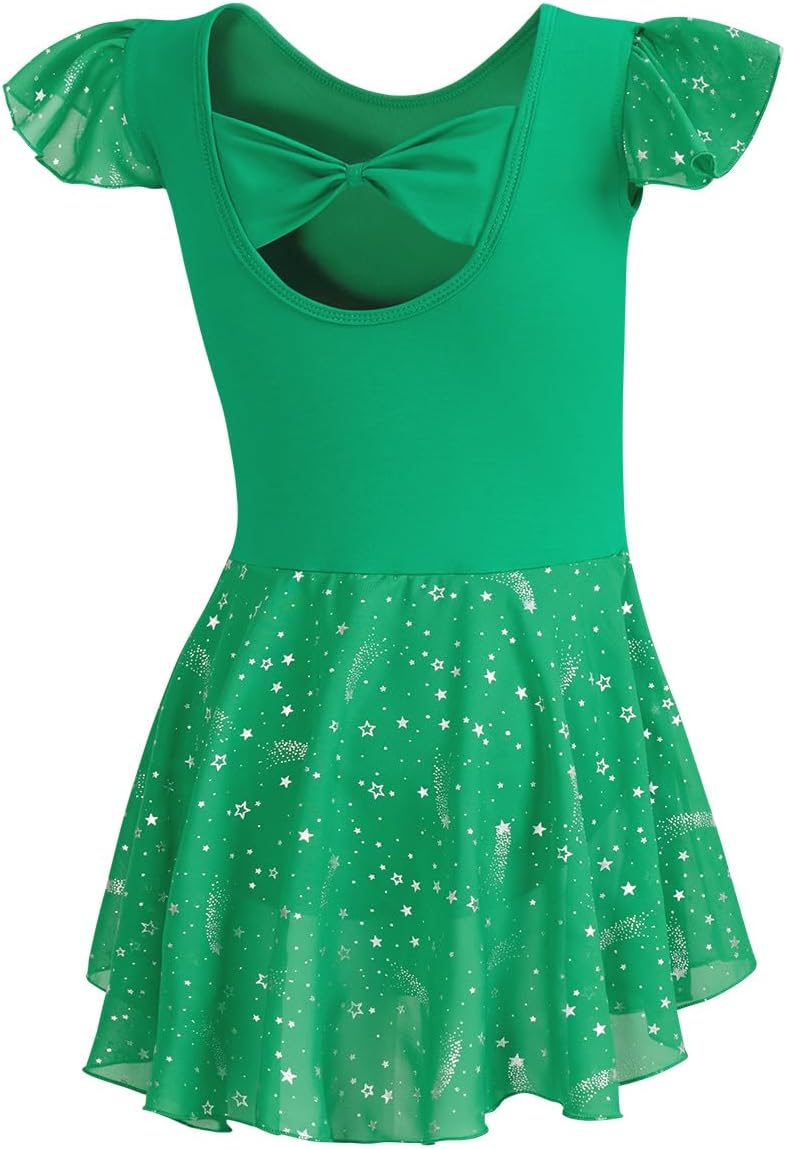 Thumbnail 6 de Girls Ballet Leotard 4Ruffle Shiny Dance