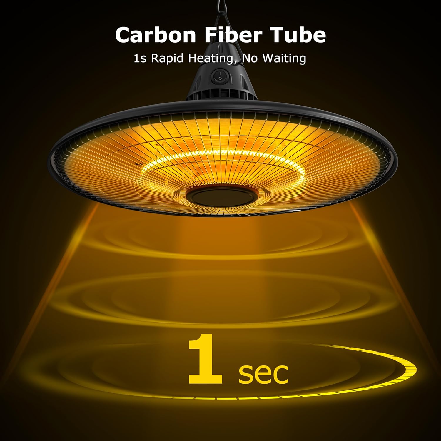 Thumbnail 6 de Electric ceiling heater 1500W ⚡