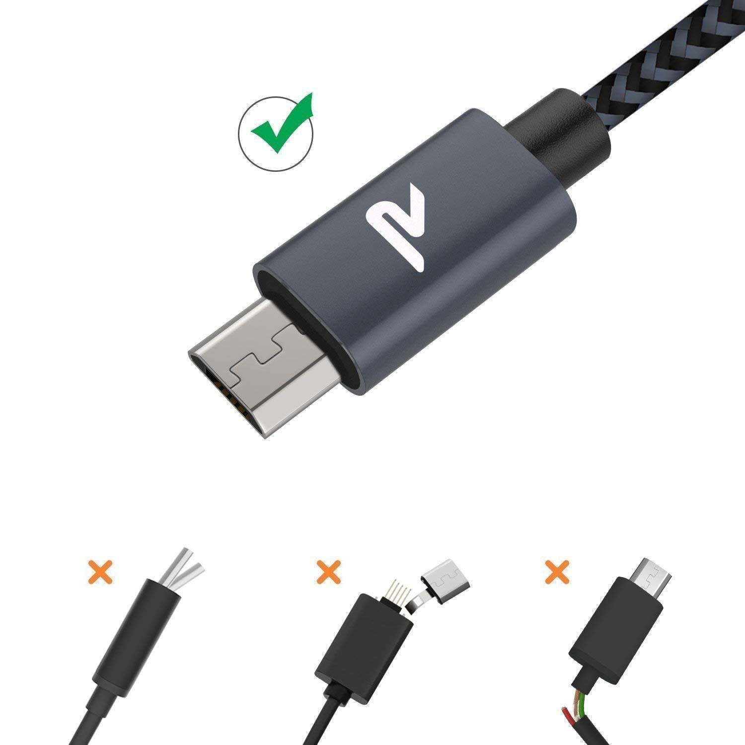 Thumbnail 4 de RAMPOW Micro USB Cable 3.3ft