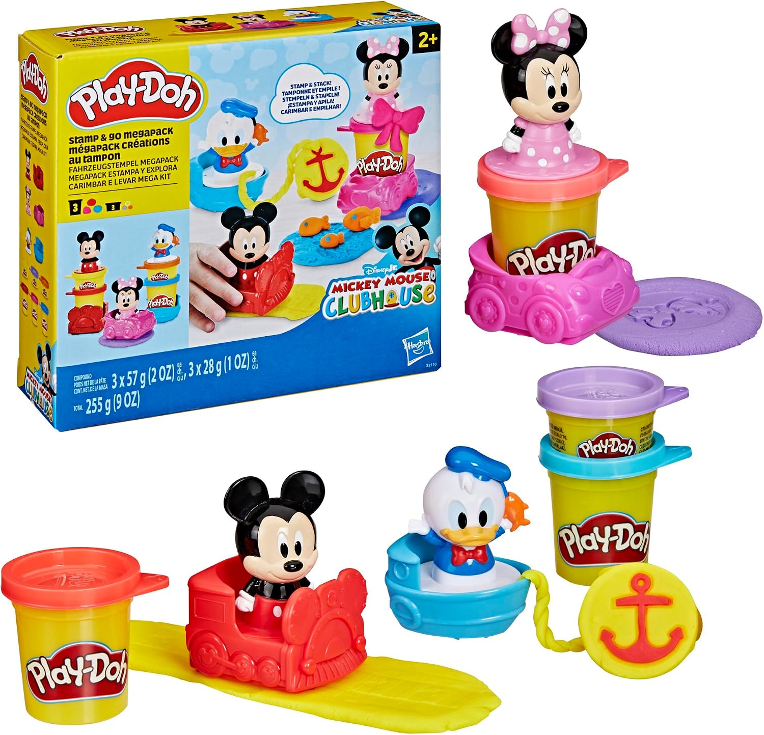 Detalle de Play‑Doh Disney Junior set con 6 vasetti 3 stampini