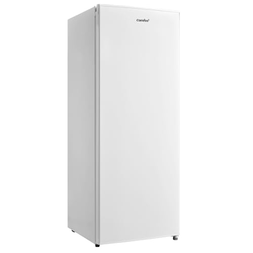 Detalle de COMFEE' RCU160WH2(E) Congélateur Armoire 160L – Blanc: équilibre pratique et capacité généreuse