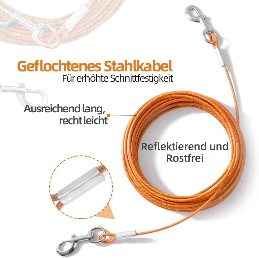 Thumbnail 2 de Mi Metty Tie-Out Leine für Hunde 6 m