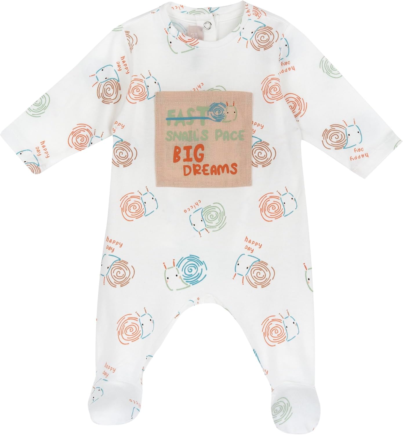 Thumbnail 4 de Chicco Grenouillères Bébé garçon en coton doux avec ouverture pratique à l’entrejambe – lot de 1
