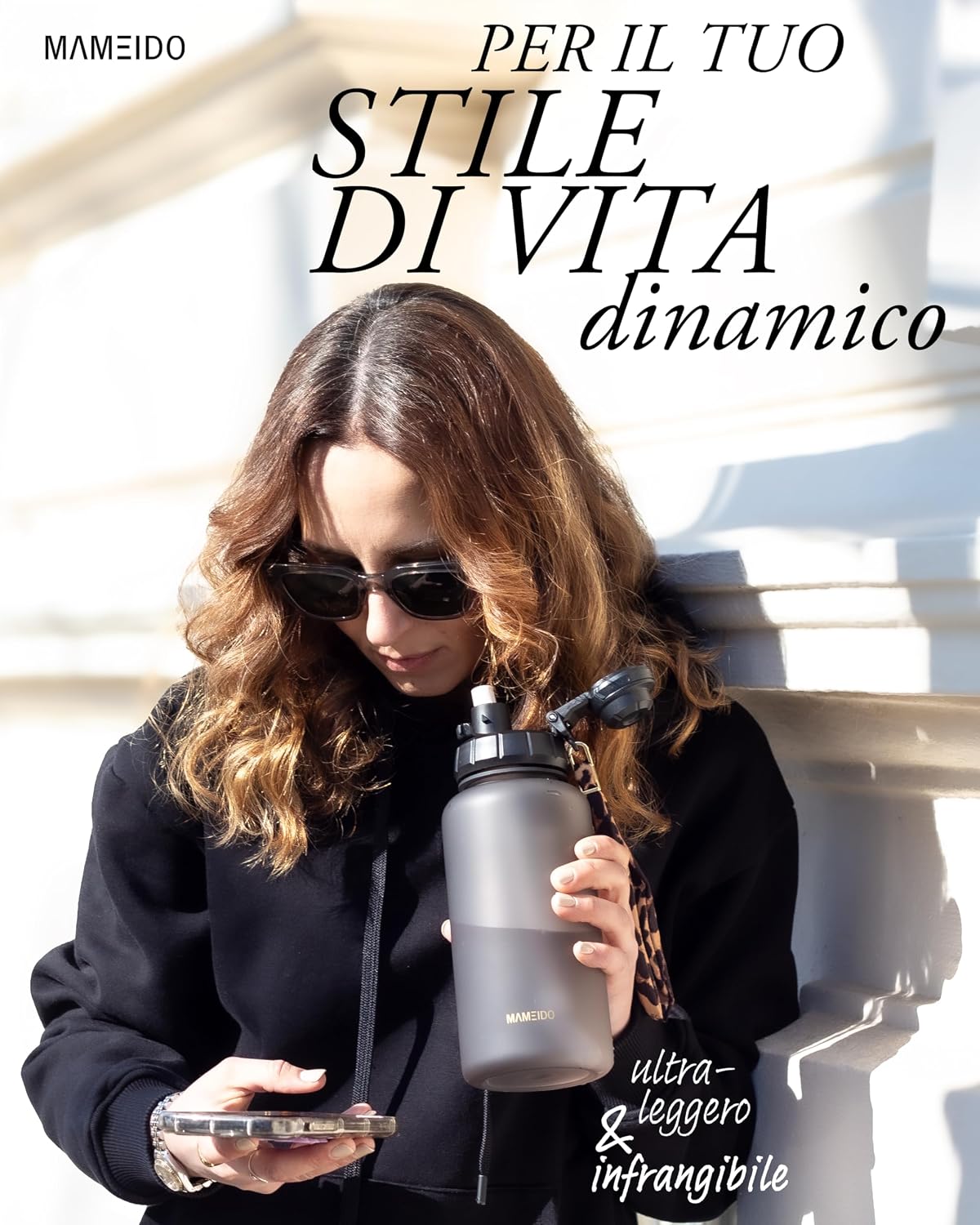 Detalle de MAMEIDO borraccia con cannuccia 1,5 L