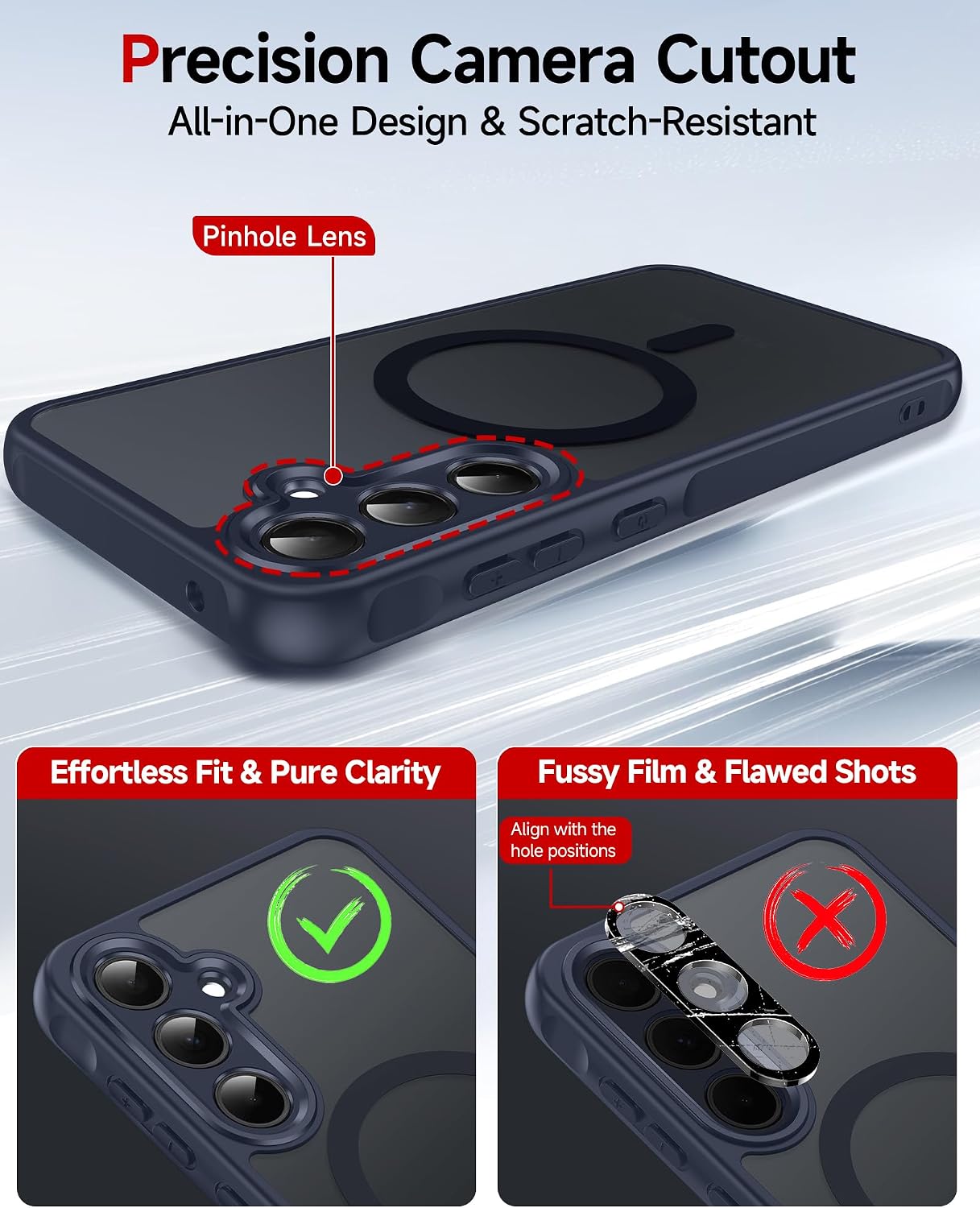 Detalle de LeYi Samsung Galaxy A56 case