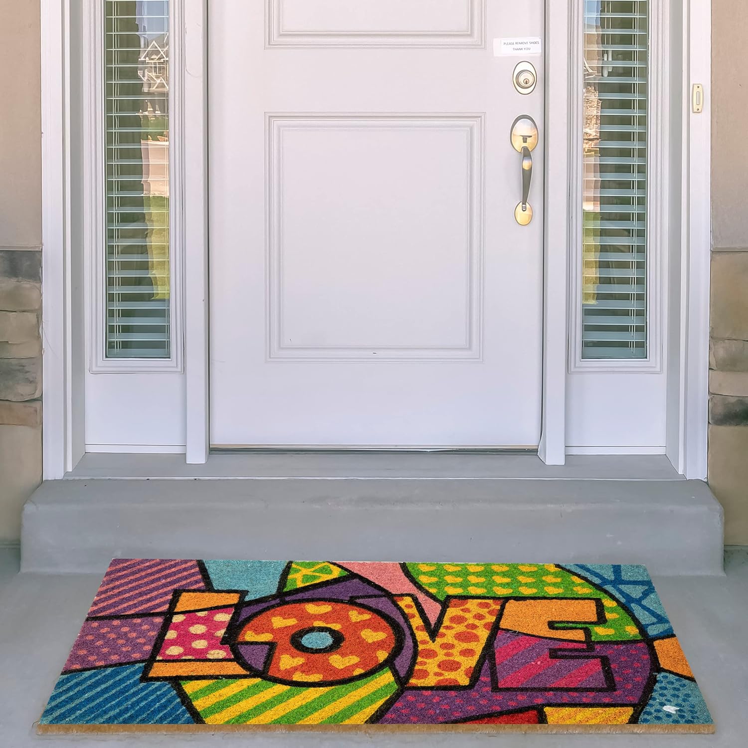 Detalle 2 de Baroni Home Zerbino 70x40 cm LOVE 🏠
