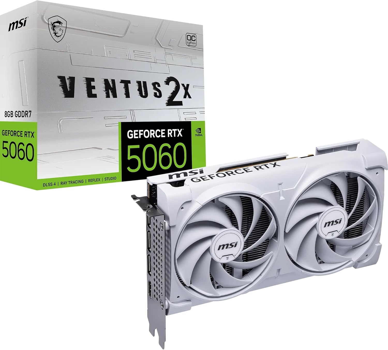 Thumbnail 6 de MSI GeForce RTX 5060 8G Gaming OC – 8 GB GDDR7 (PCIe 5, HDMI 2.1b, DisplayPort 2.1b)