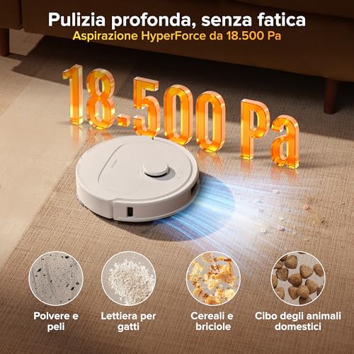 Detalle 2 de roborock Qrevo S Pro: Robot Aspirapolvere Lavapavimenti con Lavaggio Panno a 75°C