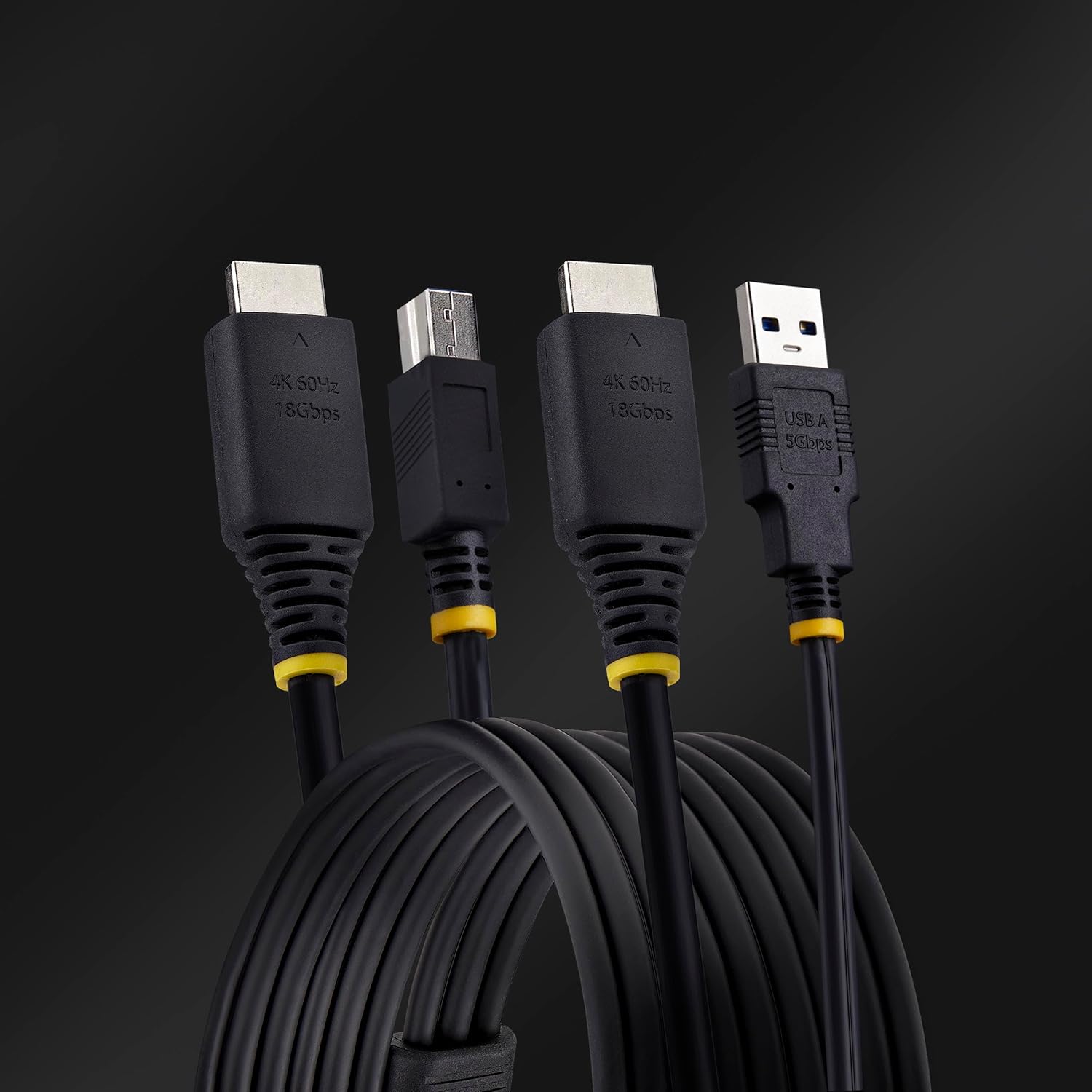 Thumbnail 3 de StarTech 10ft HDMI USB KVM Cable 4K 60Hz