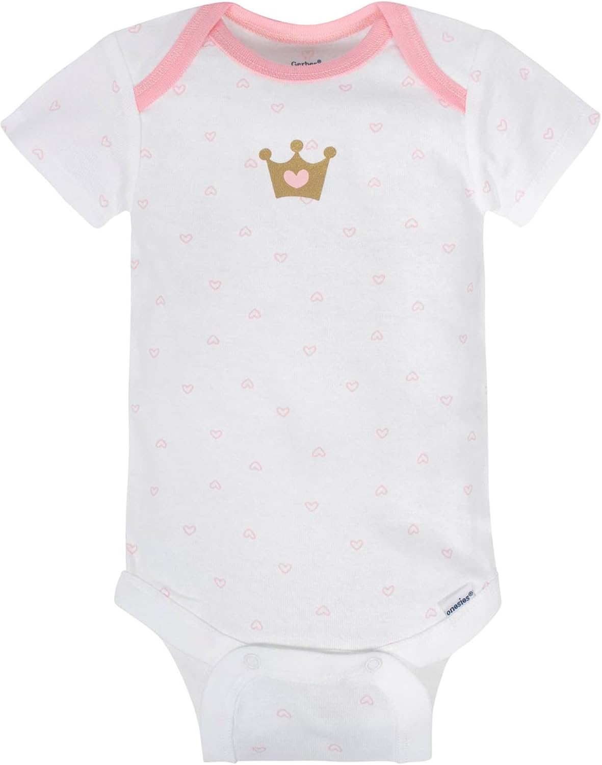 Detalle de Gerber Baby Girls 8-pack Short Sleeve Onesies Bodysuits – Practical Everyday Essentials