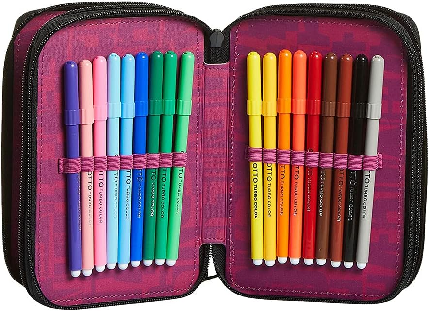 Thumbnail 2 de Seven Trousse à crayons XXL WILDFLOWERS – trousse à 3 compartiments pour fournitures scolaires