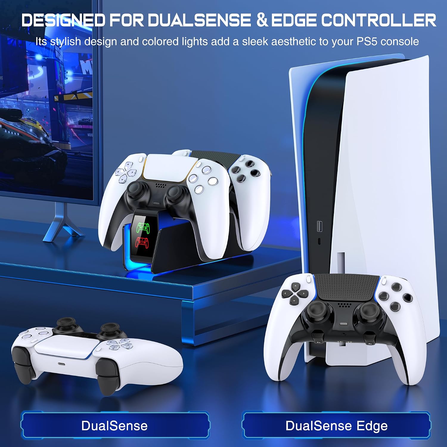 Detalle 1 de PS5 Dual Controller Charger Station