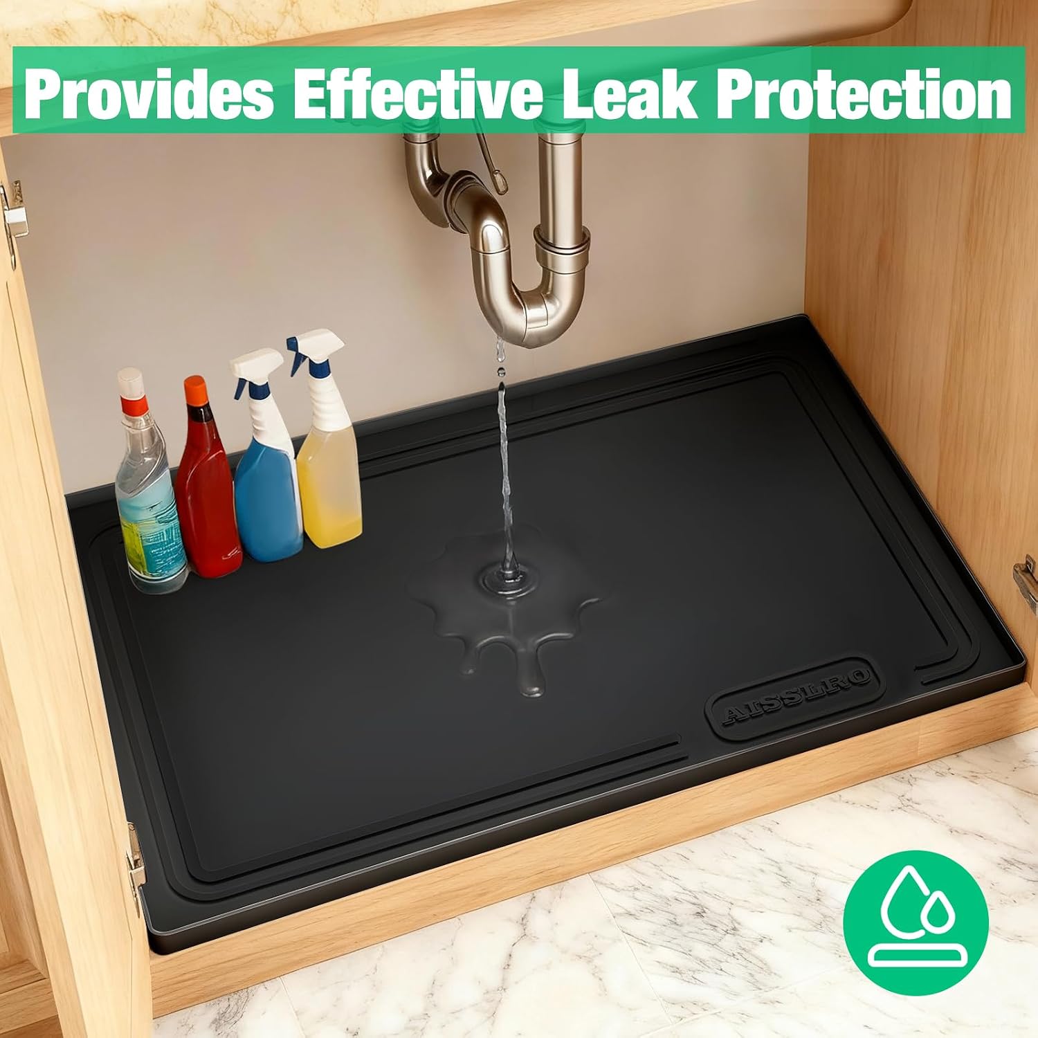 Detalle 2 de Under Sink Mat 31 x 22 Inches