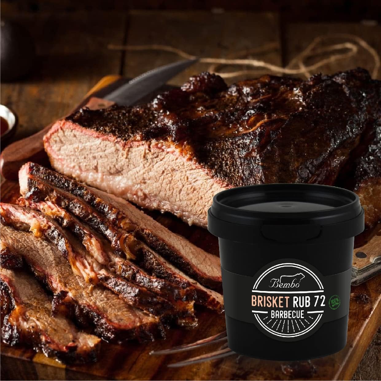 Thumbnail 4 de BBQ Brisket Rub Bembo – Mix Spezie per Punta di Petto di Manzo, 230 g