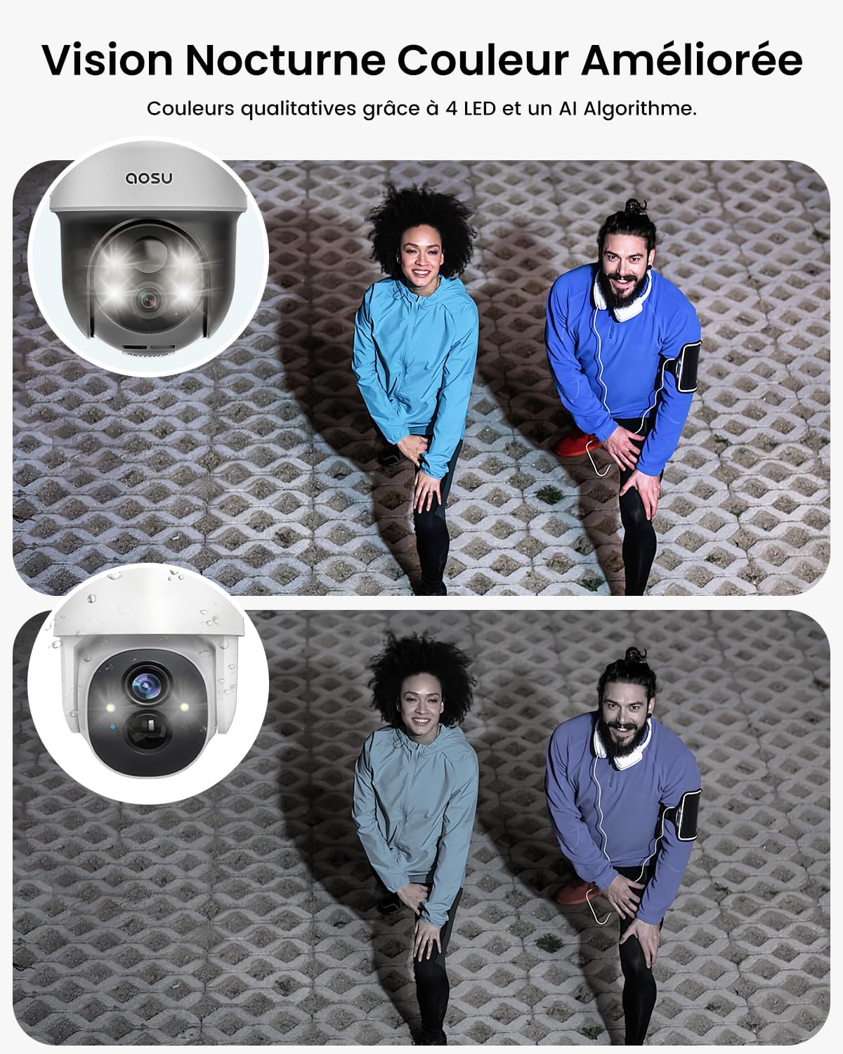 Detalle de Caméra de surveillance solaire 2K PTZ