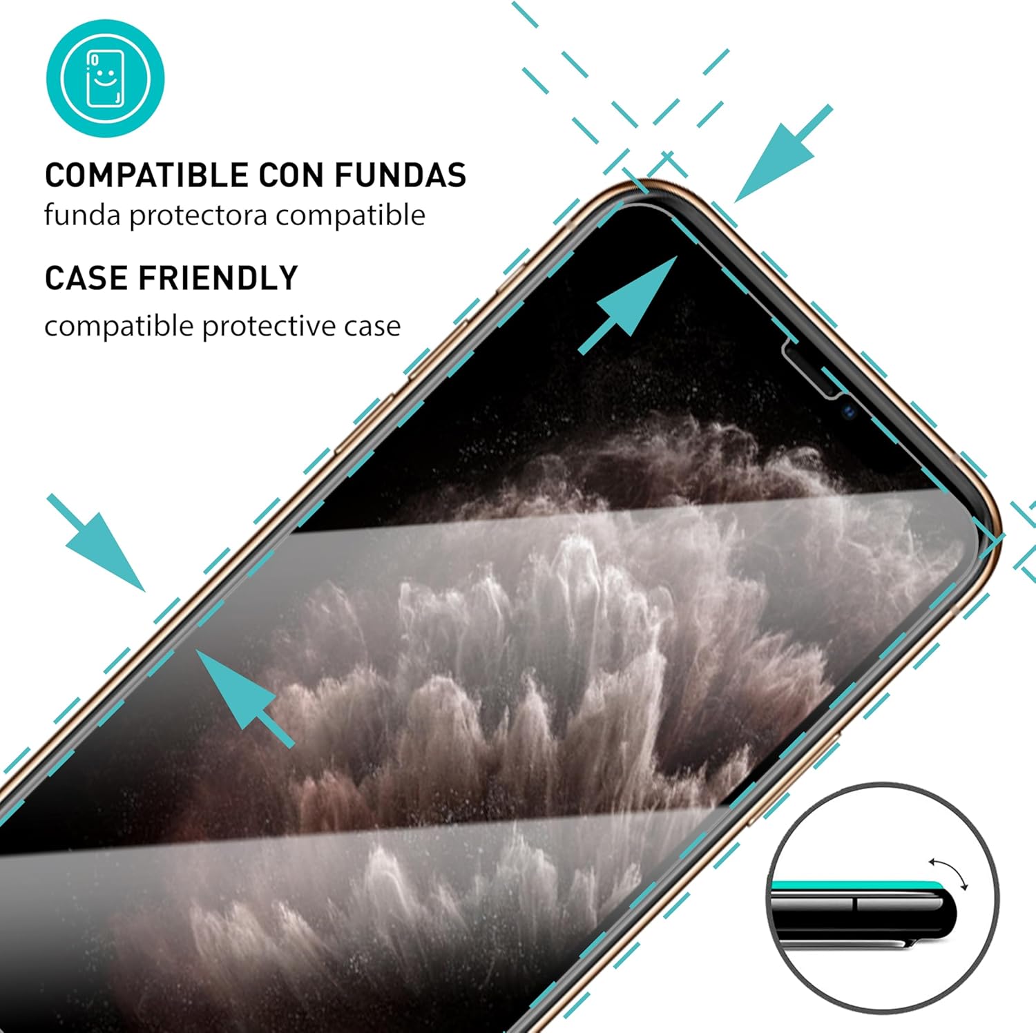 Thumbnail 1 de smartect Cristal Templado 2 Piezas iPhone
