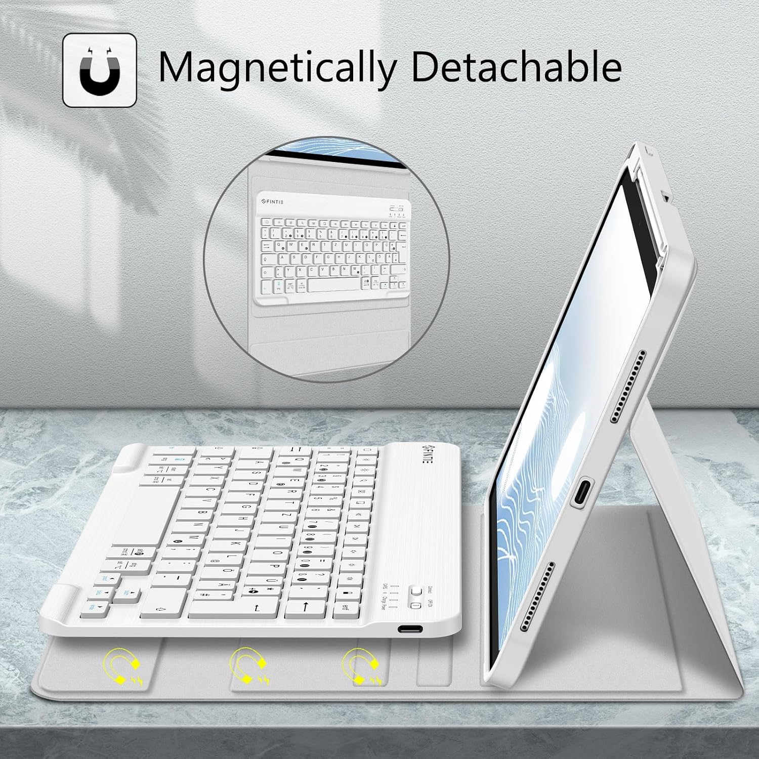 Thumbnail 3 de FINTIE Tastatur Hülle für iPad 11 Gen 2025