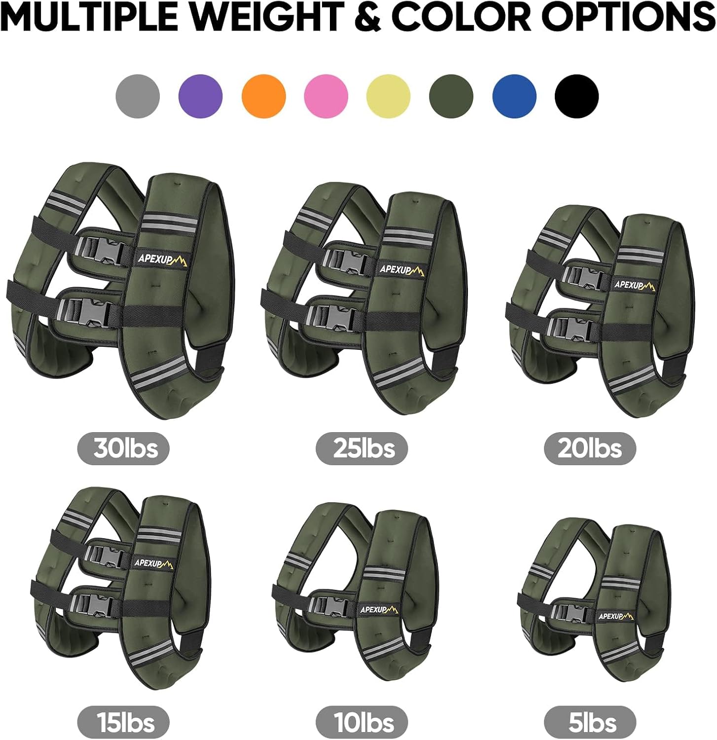 Detalle de APEXUP Weighted Vest