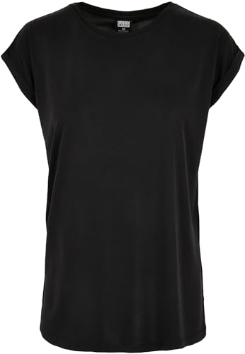 Detalle 2 de URBAN CLASSICS Maglietta Donna a Maniche Corte Oblique in Jersey Modal – Taglie forti XS-5XL