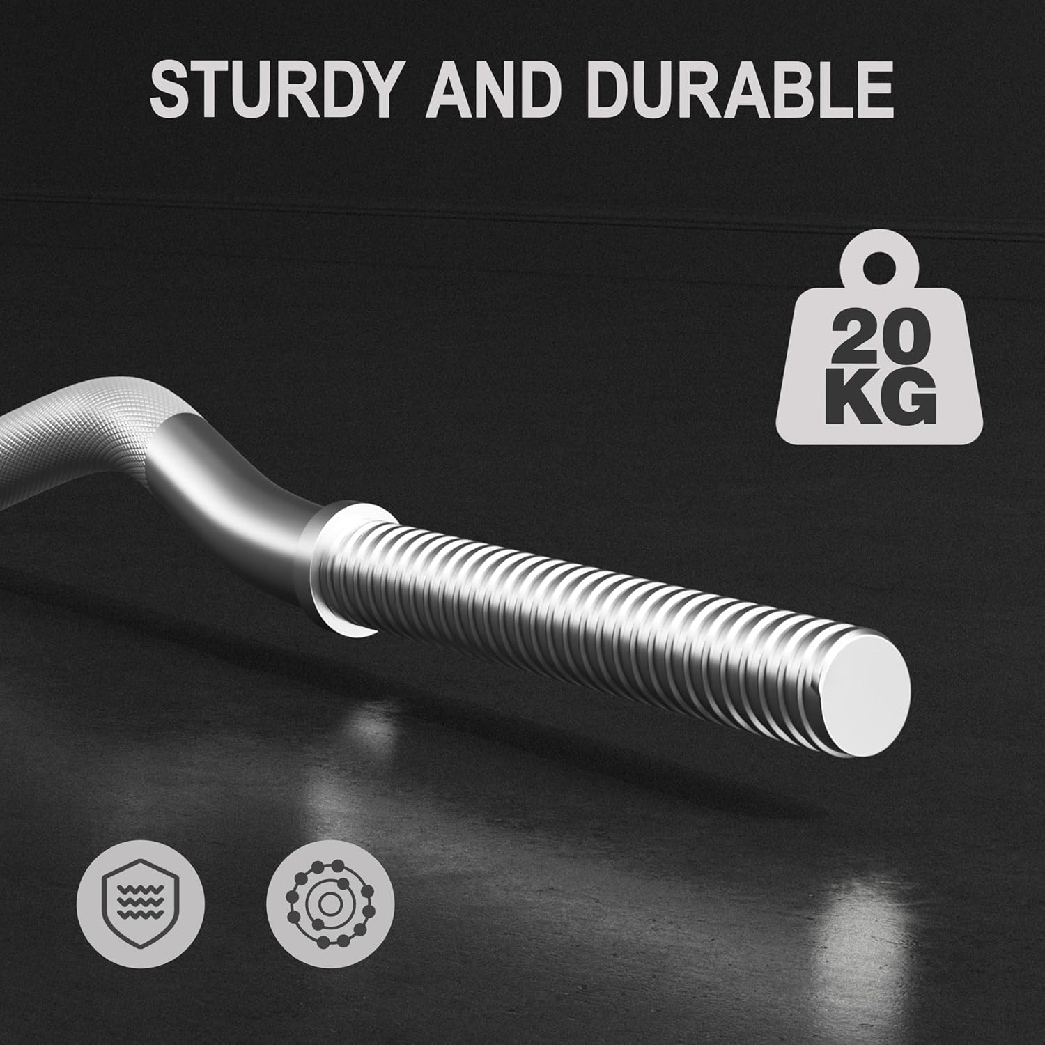 Detalle 2 de Yaheetech EZ curl bar weight set