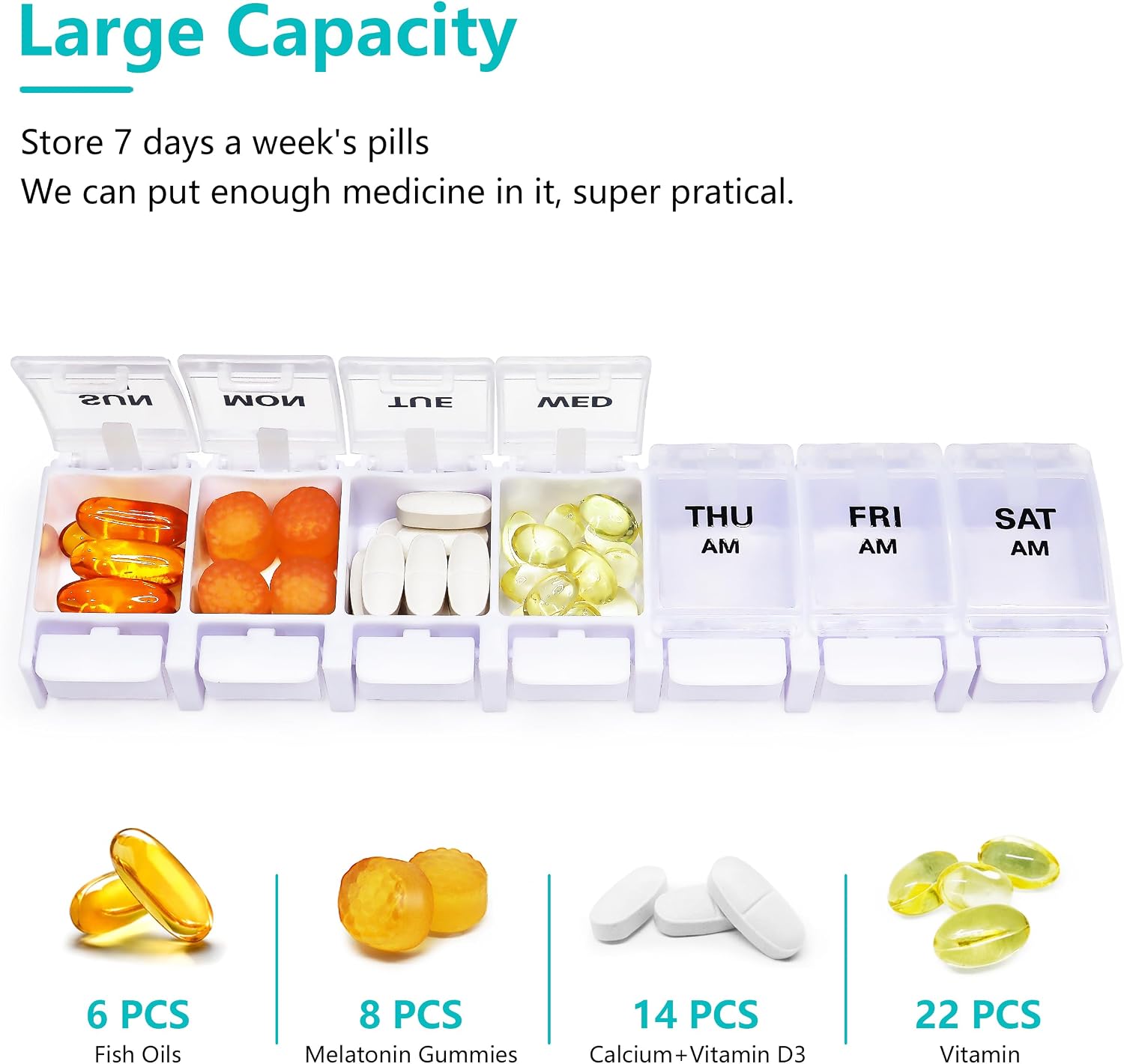 Thumbnail 2 de MOLN HYMY 7 Day Pill Organiser
