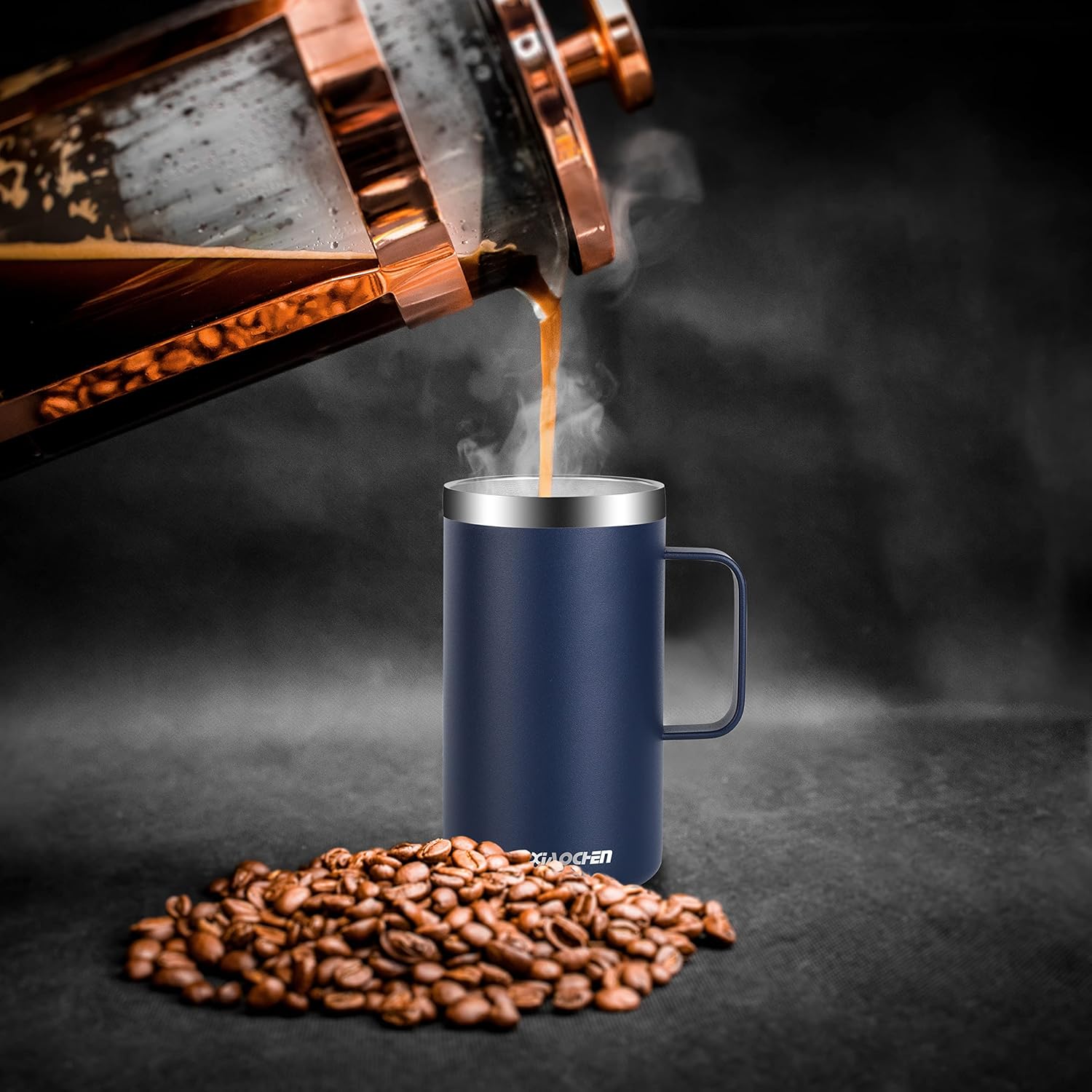 Thumbnail 6 de KXIAOCHEN 20oz Insulated Coffee Tumbler with Handle