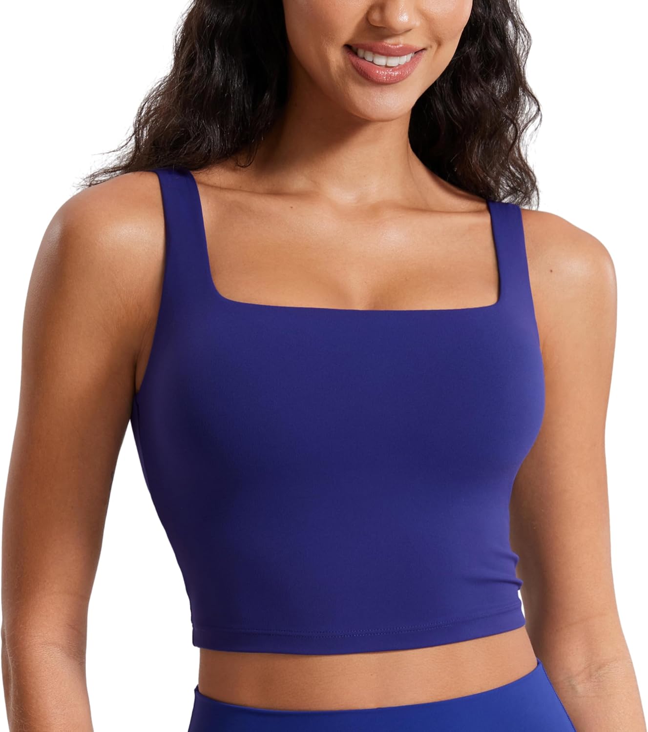 Thumbnail 5 de CRZ YOGA Damen Butterluxe Sport BH Gepolstert Ohne Bügel Crop Top – Atmungsaktives Yoga Tank Top
