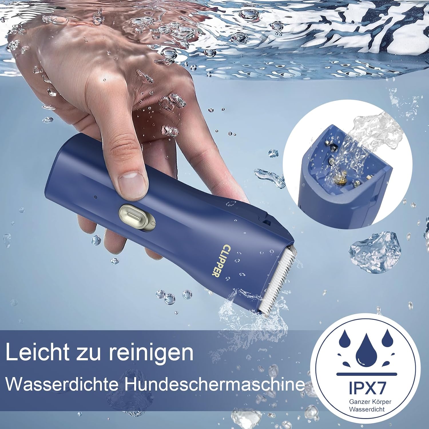 Detalle 2 de Professionelle Hundeschermaschine 7500RPM