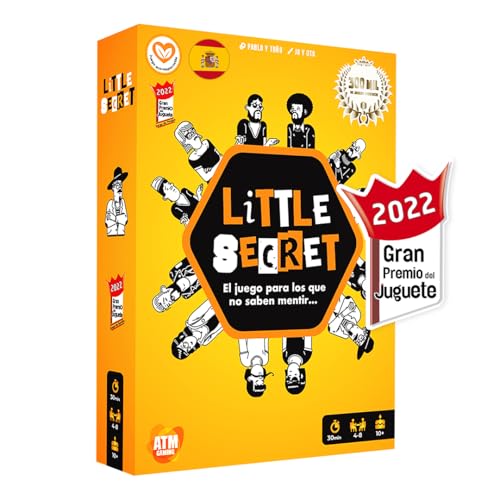 Detalle de Little Secret: Juego del Impostor y Misterio de ATM Gaming (deducción y faroles para 4-8 jugadores)