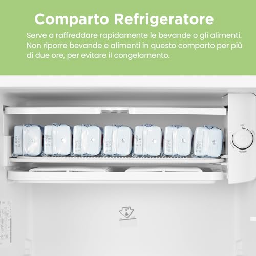 Thumbnail 6 de COMFEE' RCD93WH2EURT(E) Mini Frigo 93L: Design retrò italiano con tecnologia moderna