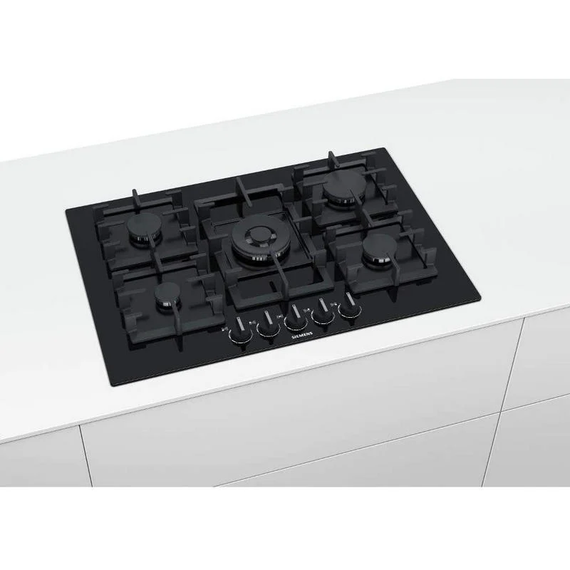 Detalle de Siemens EP7A6QB90 iQ500 placa de gas 75 cm