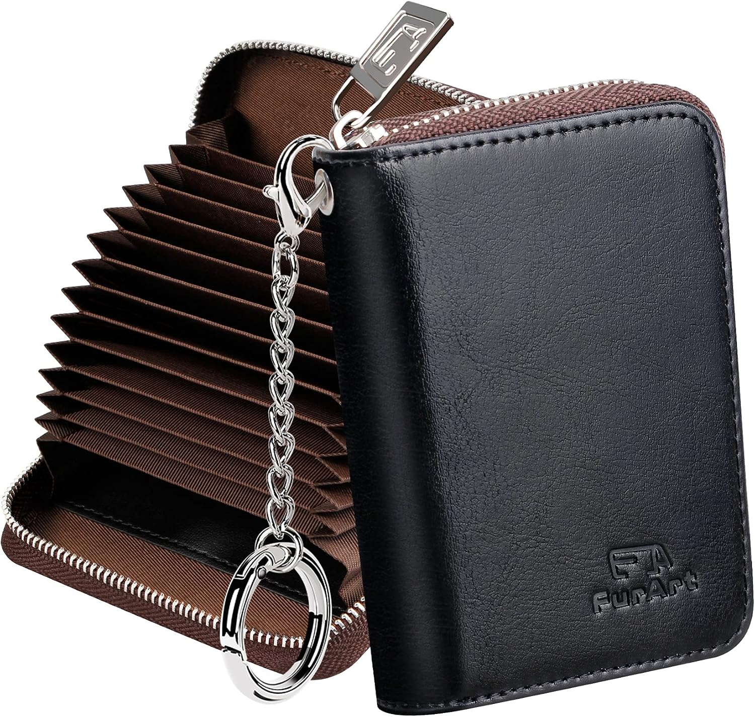 Detalle de FurArt Credit Card Wallet 13-slot compacto