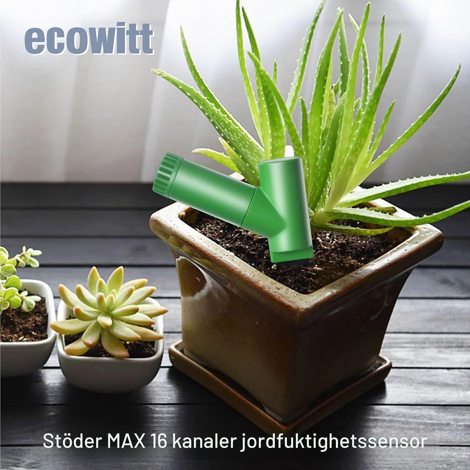 Thumbnail 6 de ECOWITT WH51 markfuktighetssensor, 4-pack med kapacitiv sond och IP66
